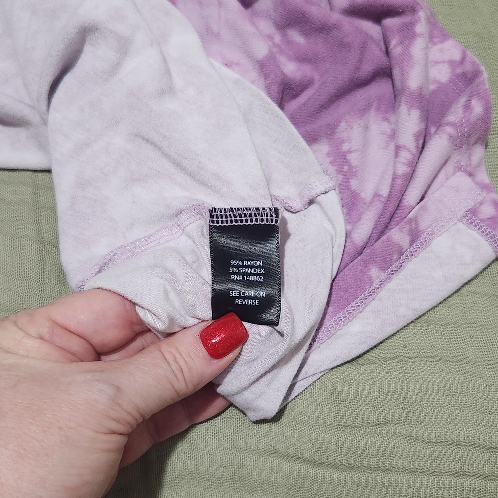 Torrid Purple Tie-Dye Tank Top - Picture 4 of 4